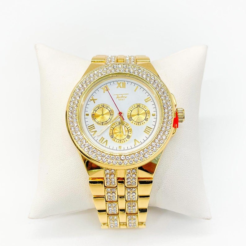 Icy gold watches sales for men