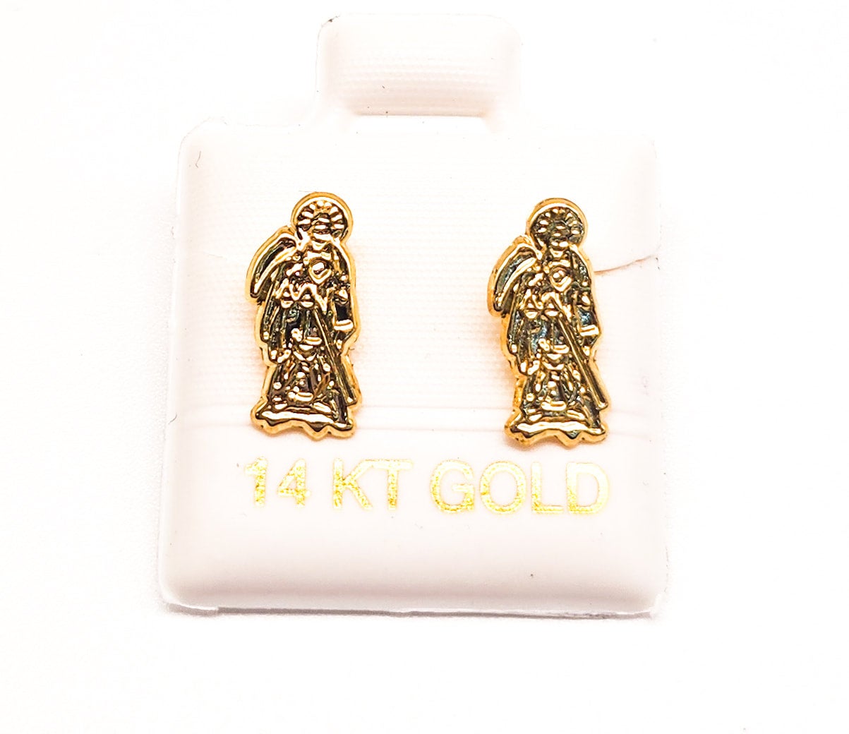 Authentic 2mm Real 14K Gold Baby Earrings Safety Screw Backs Specifically Made for Babies